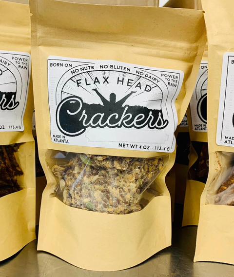 4 Seed Fiesta Crackers - Raw Head Bread