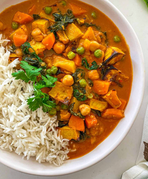 BUTTERNUT SQUASH CHICKPEA CURRY