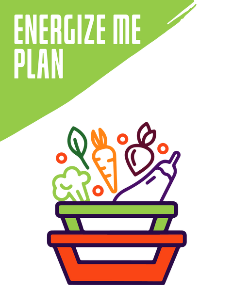 ENERGIZE ME PLAN - 6 Meals + 2-16oz Drinks + Snack