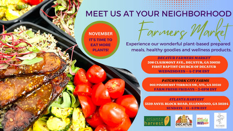 We Are Cooking it Up at Market in November