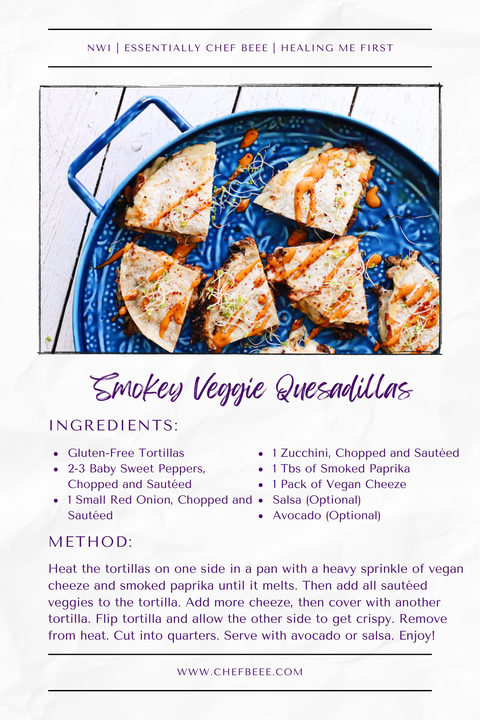 🌯🥦🔥 Get Ready for the Work Week with Smokey Veggie Quesadillas! 🔥🥦🌯