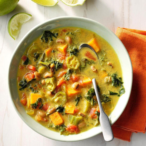 CARIBBEAN SWEET POTATO SOUP