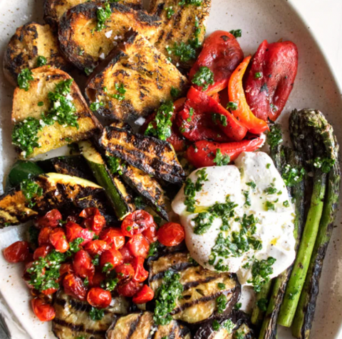 GRILLED EGGPLANT WITH CHIMICHURRI SAUCE