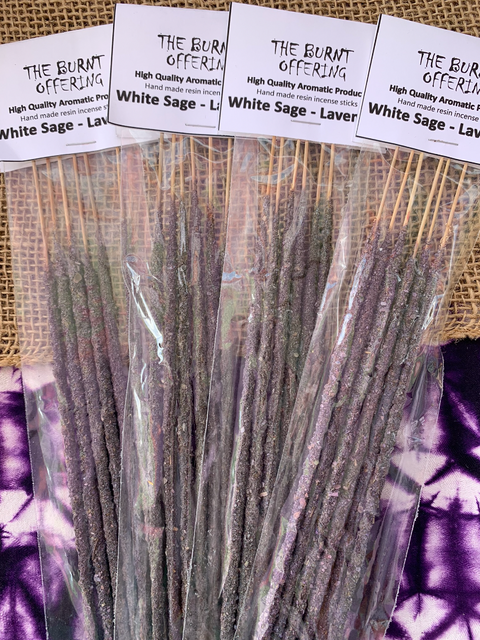 The Burnt Offering - White Sage + Lavender Incense