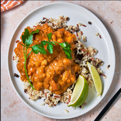 PUMPKIN CURRY WITH COCONUT WILD RICE