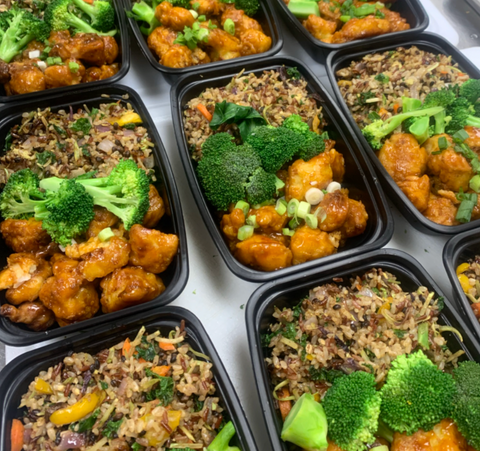 FRIED RICE & GENERAL TSO'S CAULIFLOWER