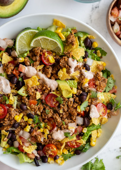 SAVORY VEGAN TACO SALAD