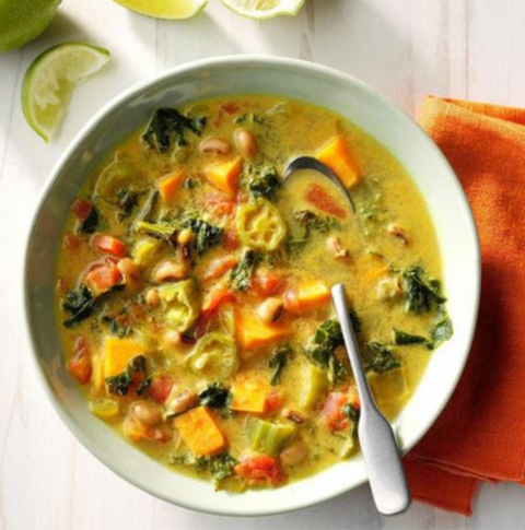 CARIBBEAN SWEET POTATO SOUP