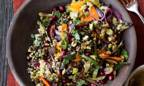 MOROCCAN SPICED LENTIL SALAD