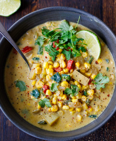 POBLANO CORN CHOWDER