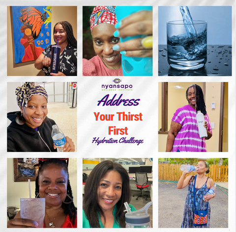 Address Your Thirst First! Hydration Challenge ~ Sept 1-21st
