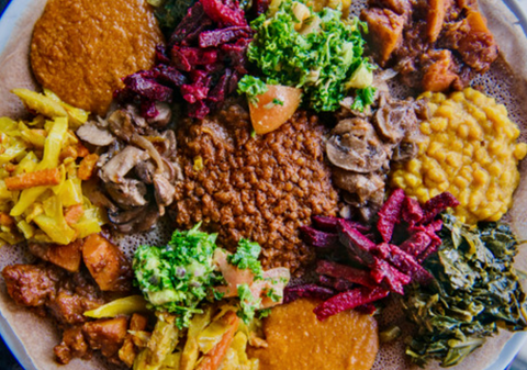 ETHIOPIAN VEGGIE PLATTER