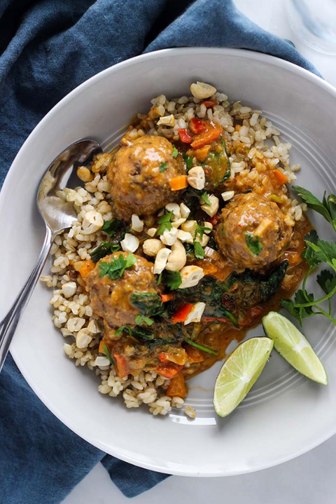 LENTIL MEATBALLS W/CURRY SAUCE