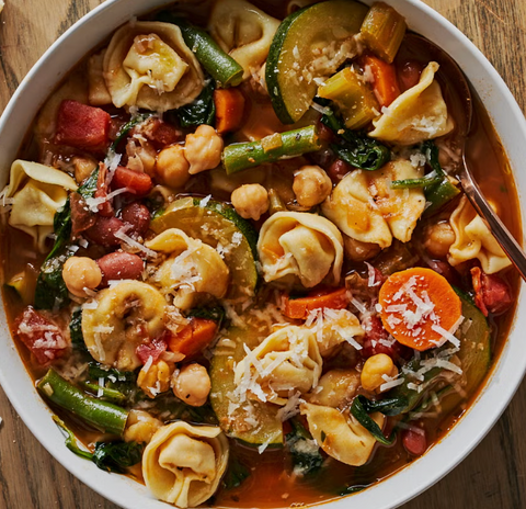 TORTELLINI MINESTRONE SOUP