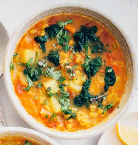 ANTI-INFLAMMATORY SPLIT PEA & CARROT SOUP